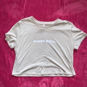 Kappa Delta Crop Top